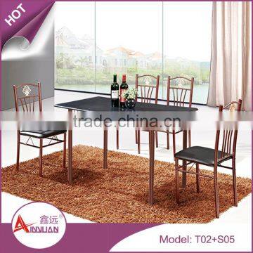 Good Dining Table and Chairs,pvc Chairs, Table Top for Bar,dining Restaurant Chair Marble Table for Sale photo-6