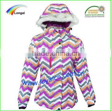 fashion ski womens jacket colored