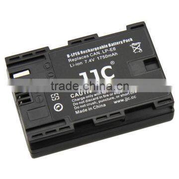 JJC for Li-ion Battery B-LPE6 for Canon for LP-E6 Battery