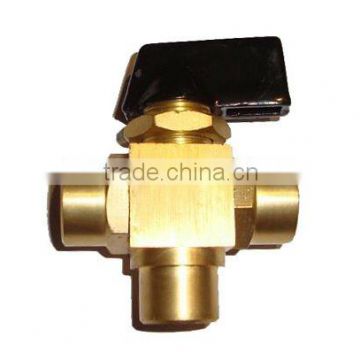 3 Way Ball Valve Made of Brass