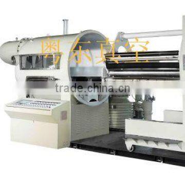 vacuum coater roll to roll vacuum coater metallization coater