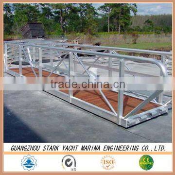 Marine supplies boat gangway for floating bridge