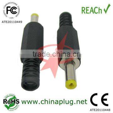 dc connector 1.7mm jacks male with OD4.0MM 11mm Shaft in Length