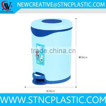 8Liter Simple Slim Plastic dubai wholesale market soft close Pedal bin