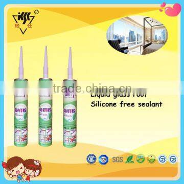 RTV liquid glass roof silicone free sealant