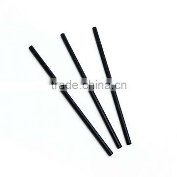 Long Black Non Flexi Straw 5mm Diameter (10,000 per carton)