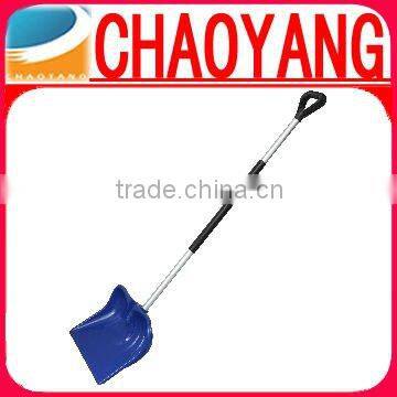 Aluinium tube Wooden handle snow shovel