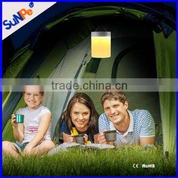 Portable Wireless Rechargeable Battery Operated Touch Sensor Led Camping Lamp