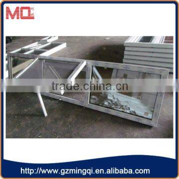 Top hung upvc window frames factory