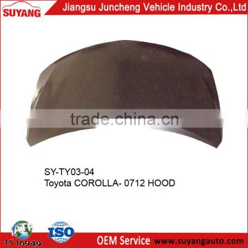 Steel Bonnet For Toyota Corolla 07-12 Aftermarket Auto Body Parts