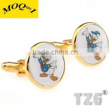 TZG02087 Fashion Cuff Link Duck Cufflink