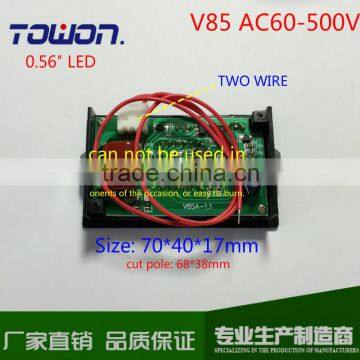 0.56" AC Digital Voltmeter AC60-500V Voltage Measurement Digital Voltage Panel Meter Red Blue Green Digital LED Display photo-4