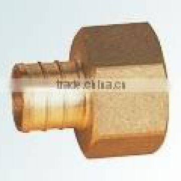 crimp fitting female straight coupling for pex pipe