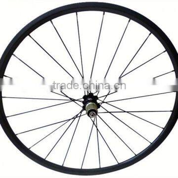 High quality 700c road bicyle for clincher or tubular carbon wheelset carbon track wheel