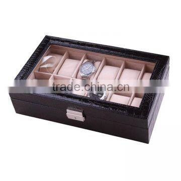 Custom Made 12 Slots Wooden Modern Watch Winder Boxes. photo-2