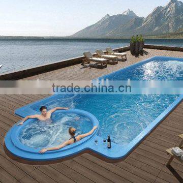 Liquid Acrylic Swimming Spa; 12 meters long swimming pool;swimming pool for hotel,cottage and passenger liner use