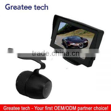 car rearview camera system with 4.3 inch lcd monitor