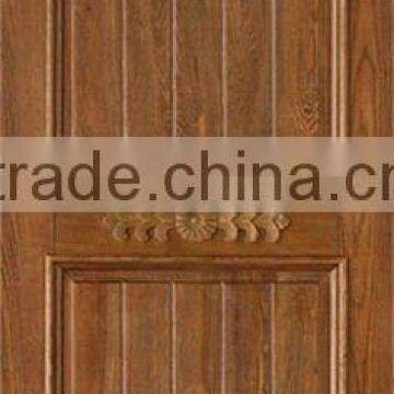 Solid Wood 2 Panel Doors Design With Raised Moulding DJ-S3601MC