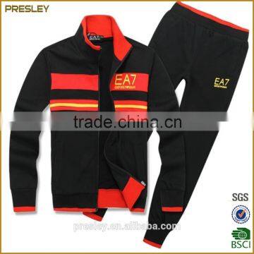 Factory Wholesale Fashionable Polyester 100% Men's Athletic Sports Wear New Design Track Suit photo-4