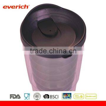 30oz Tritan Double Wall Plastic Juice Tumbler With Slide Lid