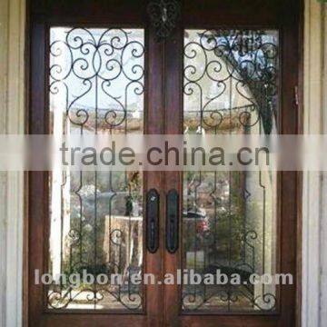 Wrought iron entrance doors