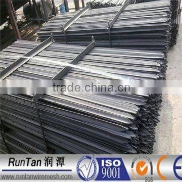 ISO9001 Australia standard black bitum or hot dipped galvanized anping steel star picket (Since 1989)