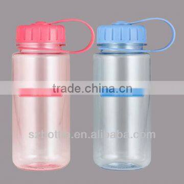 BPA free colorful cheap clear plastic drinking water bottle wholesale 400ml