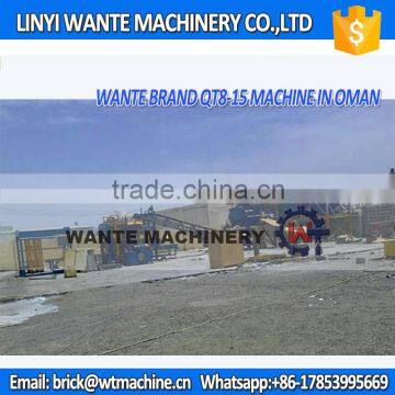 WANTE BRAND QT8-15 Fully Auto Block Making Machine Line in Oman Market photo-3
