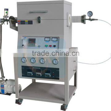 CVD tube furnace system equipment with MFCS / vacuum tube furnace