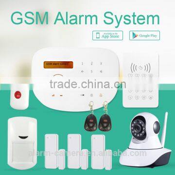 wireless GSM alarm system that User can use Remote controller, APP, remote call, wireless keypad to Arm or disarm the system