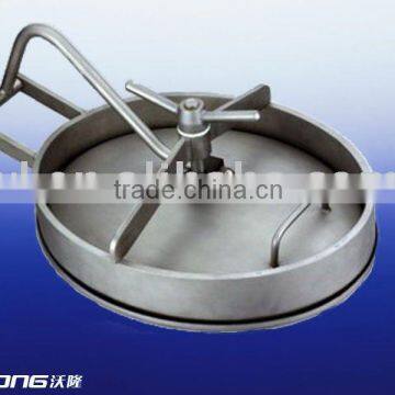 sanitary stainless steel tank manhole cover round