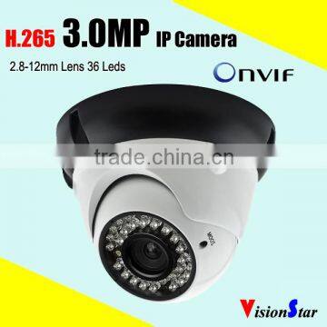 High performance outdoor network digital cmos sensor dome IP survaillance video camera