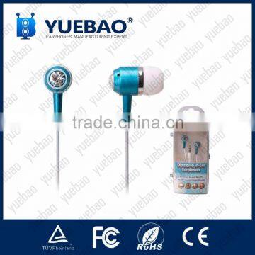 Novelty Fake Diamond Earphone for promotion