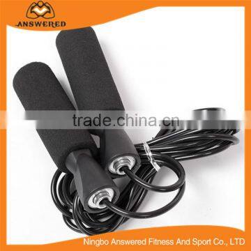 Jump Rope with Memory Foam Handles & Weighted Speed Cable-Jump Ropes for CrossFit, Fitness Workout, Jumping Exercise