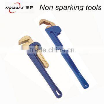 Pipe wrench non sparking tools