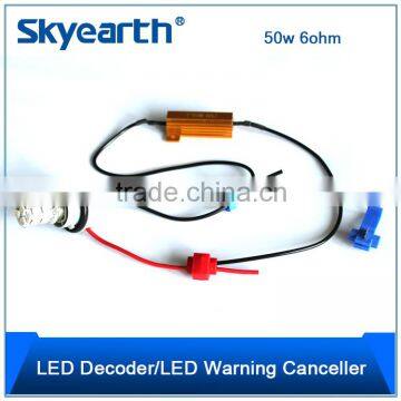 2x Load Resistor 50W 6-Ohm Fix LED Hyper Flash Fast Blink Turn Signal OBC Sales Quality Choice photo-4