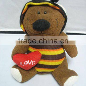 cute honey bear, plush colour bear, any design is welcome