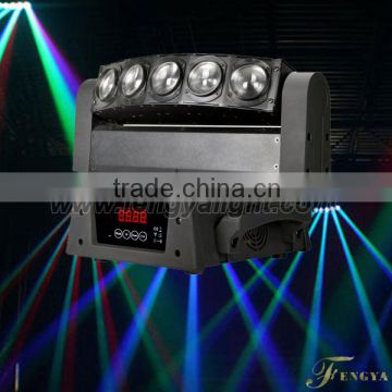 5X10W RGBW 4 IN 1CREE led beam disco lights