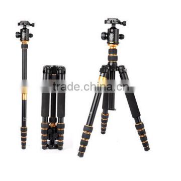 Q668 Professional aluminum camera tripod, 360 degree panorama ballhead,digital camera tripod factory direct