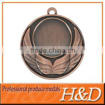 brass 60mm medal sport with lanyard