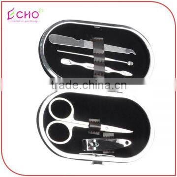 5 Pcs Personal Nail Care Black Manicure Pouch photo-3