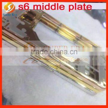 for samsung galaxy s6 gold rose gold silver diamond middle plate frame for galaxy s6
