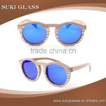 Colored glasses lenses wood polarized sunglasses