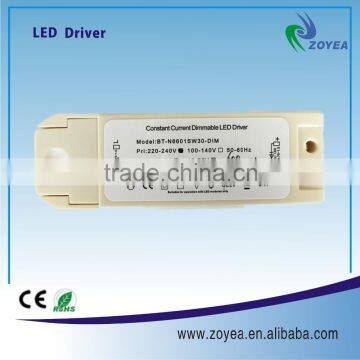 25w 600ma China factory price Triac dimming led driver with plastic enclosure                        
                                                                                Supplier's Choice