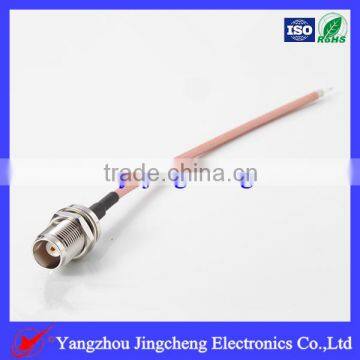 N female with bulkhead connector for RG178 cable,cable assembly ,patch cord ,pigtail