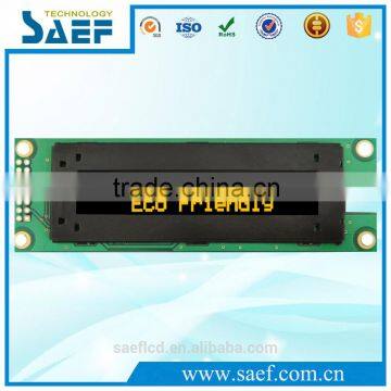 20x2 yellow character oled display module with 6800/8080/SPI/I2C interface