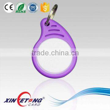 13.56mhz RFID keyfob Hitag 1 chip with 2048 bit memory hang tag for access control