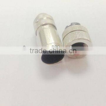 M8 4 pin female shield connector (L102-M8-T0403)