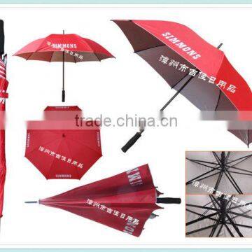 SMS-27GS 27inch strong and durable uv protection promotional silver coating golf umbrella