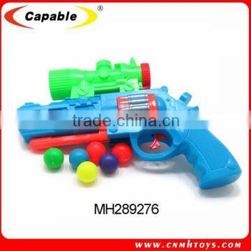 2015 funny pingpong gun toy with soft ball